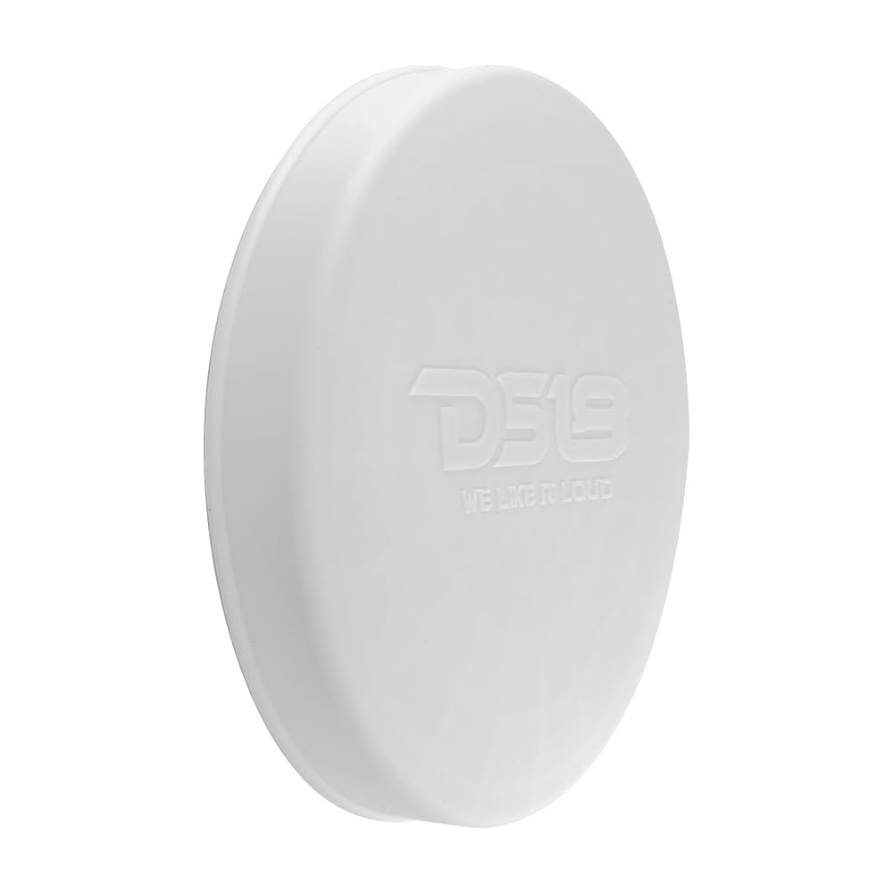 Ds18 Hydro Cs 8/Wh 8'' Silicone Marine Speaker Cover   Water, Dust And Uv Rays Protection   Compatible With Tower Speakers   Gre