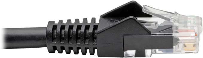 Tripp Lite Cat6 Gigabit Snagless Molded Patch Cable (Rj45 M/M)   Black, 3 Ft.(N201 003 Bk)