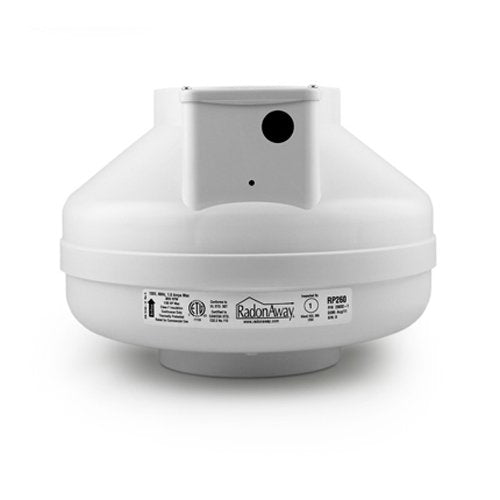 Radonaway Rp260 Radon Fan + 4X6 White Installation Kit + Mounting Bracket