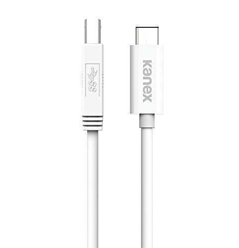 Kanex USB-C to Standard-B USB 3.0 Cable 4 Feet (1.2 Meters)-White