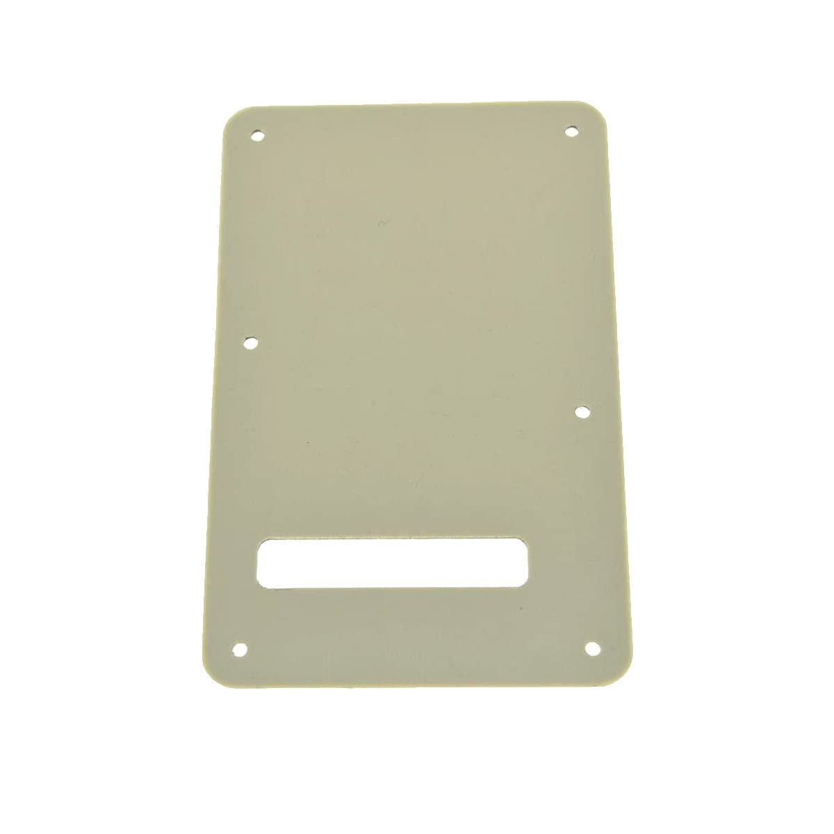 Dopro Strat Guitar Back Plate St Trem Tremolo Cover Fits Usa/Mexican Standard Fender Stratocaster Aged Pearl