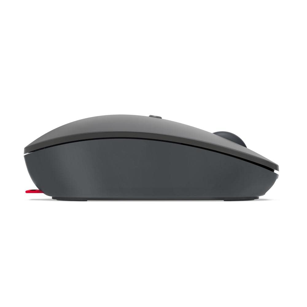 Lenovo Go Multi-Device Wireless Mouse, 2.4Ghz Nano Usb-C Receiver, Bluetooth, Adjustable Dpi, Usb-C Rechargeable Battery, Qi Wir