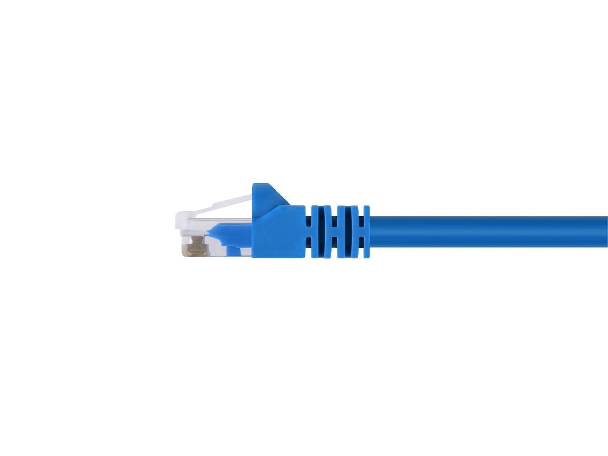 Monoprice 14Ft 24Awg Cat6 550Mhz Utp Ethernet Bare Copper Network Cable   Blue