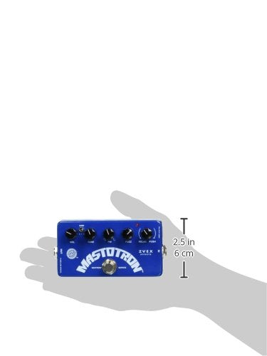 Zvex Effects Mastotron Vextron Series Silicon Fuzz Guitar Pedal,Blue,2.38 X 1.82 X 4.70