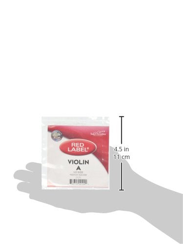 Super Sensitive Red Label Violin A String 1/2 Medium