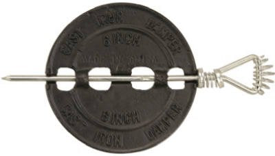 Norwesco BM0051A Imperial Manufacturing Damper 6 Diameter Cast Iron