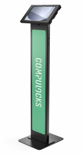 Galaxy Tab A9+ 11In Swell Enclosure Brandable Floor Stand Black