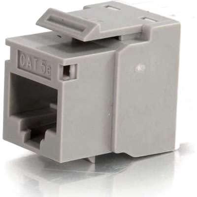 C2G 03792 Cat5E Rj45 Unshielded Keystone Jack, Gray