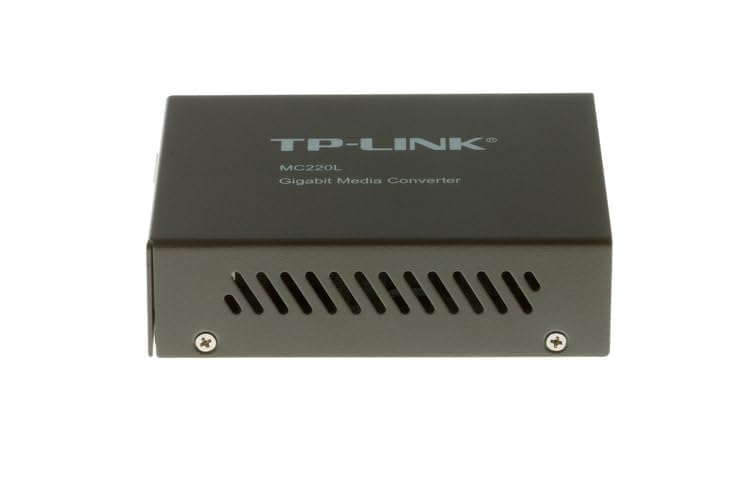 Tp Link Mc220L Gigabit Media Converter, 1000Mbps Rj45 To 1000Mbps Sfp Slot Supporting Minigbic Modules, Chassis Mountable Size:
