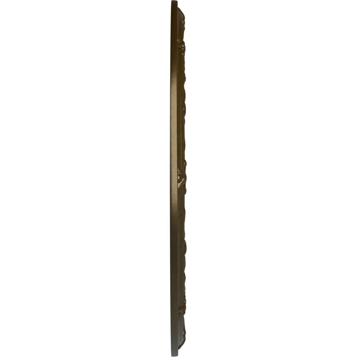 Ekena Millwork Cm33Dabrs Dauphine Ceiling Medallion, 33 7/8''Od X 1 3/8''P (Fits Canopies Up To 13 1/4''), Hand Painted Brass