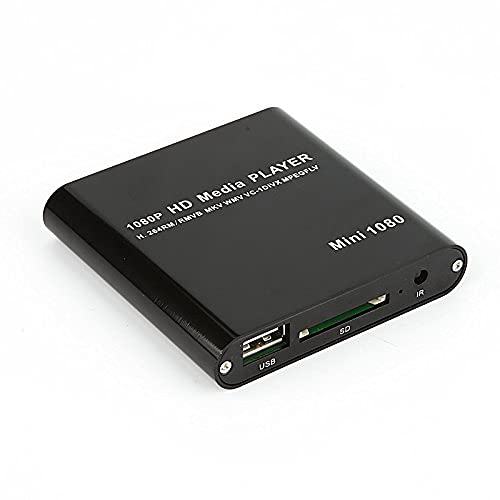 Axgear Mini Hdmi Media Player 1080P Hdd Rm Rmvb Divx Avi Mkv Usb Sd Mpeg Jpeg Mov Sdhc