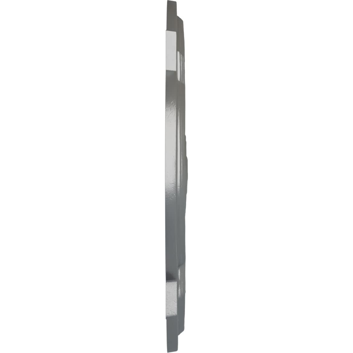 Ekena Millwork Cm21Wasls Waltz Ceiling Medallion, 21 1/4''W X 17 3/8''H X 1''P, Hand Painted Silver