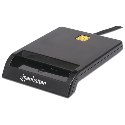 Manhattan Usb Smart Card Reader   Compatible With Windows Xp/Vista/7/8.1/10 Or Mac Or Linux  102049