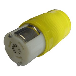 Marinco 6364Crn Locking Connector,50A, 125/250V