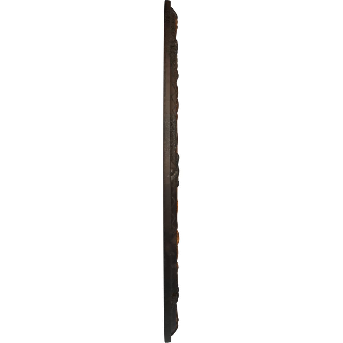 Ekena Millwork Cm33Darus Dauphine Ceiling Medallion, 33 7/8''Od X 1 3/8''P (Fits Canopies Up To 13 1/4''), Hand Painted Rust