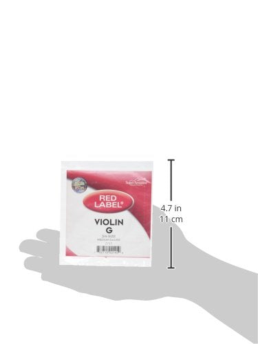 Super Sensitive Red Label Violin G String 3/4 Medium