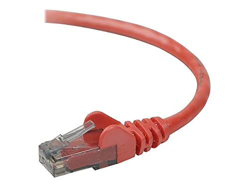 Belkin Cat6 Patch Cable, Rj45 M/M, 7, Red, Snagless, Bag And Label