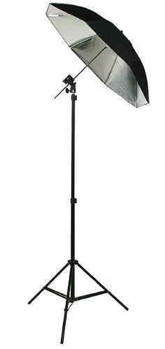 Ephoto 6 Umbrellas Photography Studio Off Camera Flash Lighting Kit Two Flash Shoe Mounting Swivel Bracket Flash Light Kit With