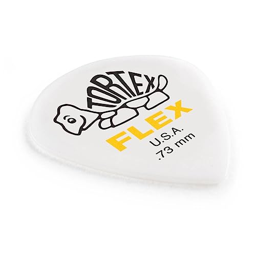Jim Dunlop Tortex Flex Jazz Iii Xl .73Mm 72 Pack Guitar Picks (466R.73)