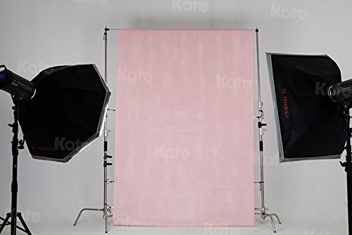 Kate, Light Pink Microfiber 10Ft  12Ft Backdrop, Photography Background For Children, Studio, Headshots, Photo Booth, Portrait,