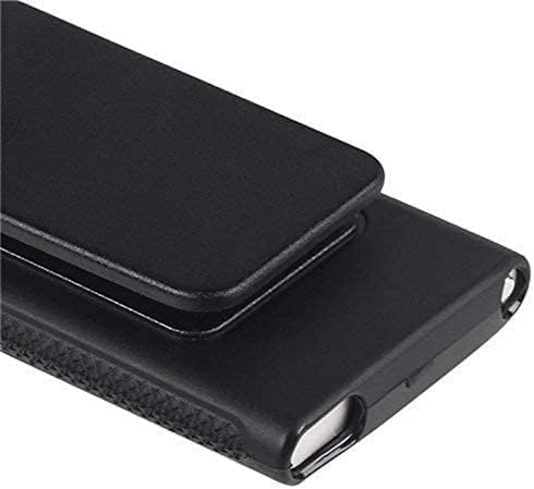 Ipod Belt Clip Tpu Rubber Skin Case Cover For Apple Ipod Nano 7Th Generation 7G 7 Case Cover For Ipod Classic Protective Case For Ipod Cover Shell Case Cover Replacement For Ipod   Black