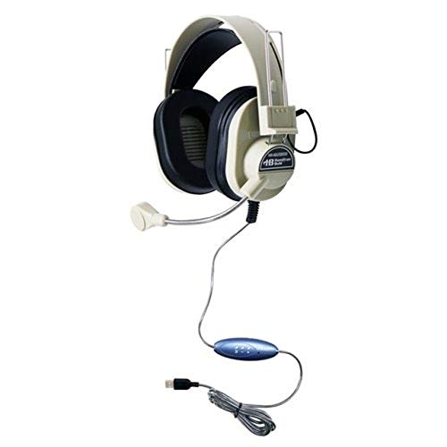 Hamiltonbuhl Deluxe Usb Headset With Gooseneck Mic