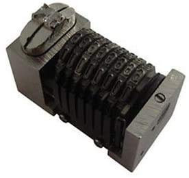 Windmill Letterpress Heidelberg 8 Digit Numbering Machine Backwards