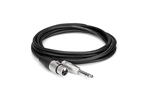 Hosa Hxs-003 Rean Xlr3F To 1/4 Trs Pro Balanced Interconnect Cable, 3 Feet