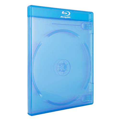 Aceplus Double 2 Disc Blu Ray Cases With 12Mm Standard Thickness, Screen Printed Logo And Clear Wrap Around Sleeve (10 Pack)