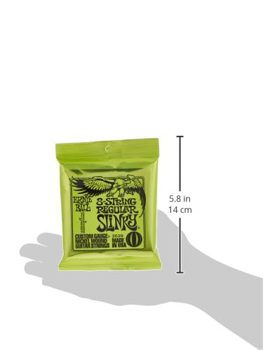 Ernie Ball 8 String Regular Slinky Nickel Wound Electric Guitar Strings, 10 74 Gauge (P02629)
