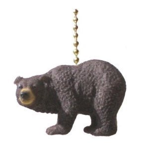 Black Bear Decorative Ceiling Fan Light Pull