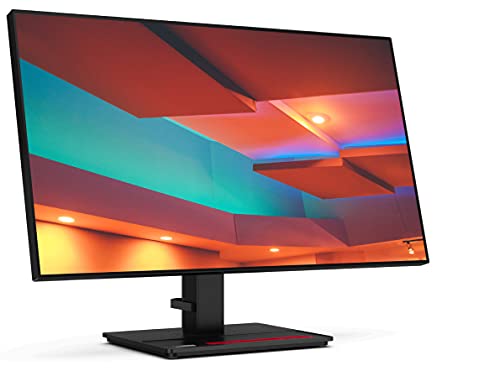 Lenovo Thinkvision P27H 20 27'' Wqhd Wled Lcd Monitor   16:9   Raven Black   27'' Class   In Plane Switching (Ips) Technology   