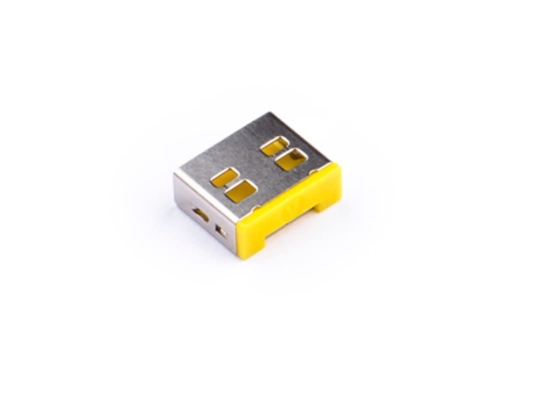 Smart Keeper Usb Port Lock Basic   Pack Of 10 (Yellow)