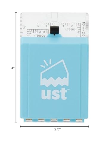 Ust Folding Map Compass, Black, One Size (20 02149 10)