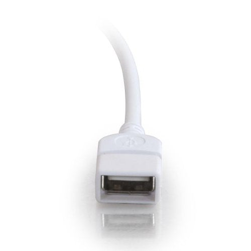 C2G Usb Long Extension Cable, Usb Cable, Usb A To A Cable, White, 9.84 Feet (3 Meters), Cables To Go 26686