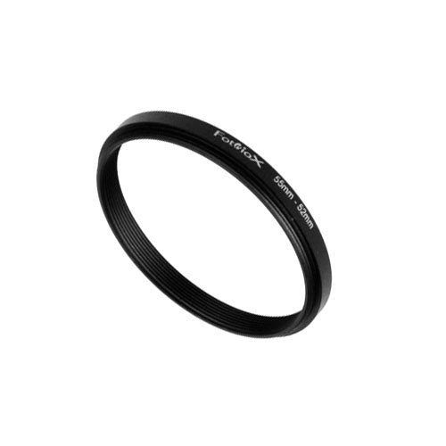 Fotodiox Metal Step Down Ring, Anodized Black Metal 55Mm 52Mm, 55 52 Mm
