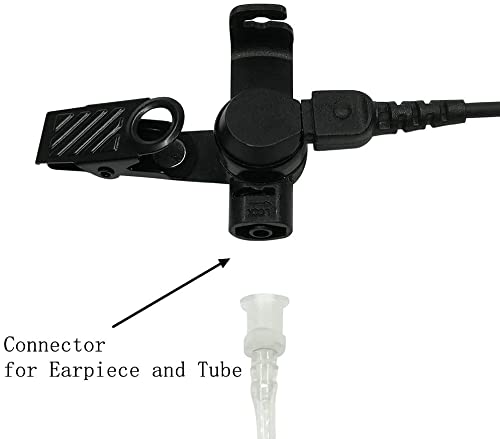 Replacement Acoustic Coil Tube For Motorola Kenwood Two Way Radio Walkie Talkie Earpiece (Pack Of 10)
