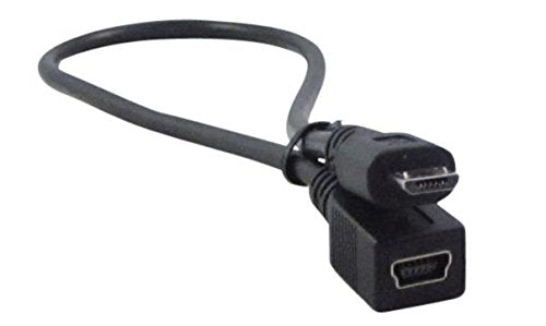 YCS basics 1 Foot USB Micro Male to USB Mini Female Adapter Cable ...