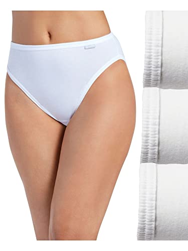 Jockey Womens Underwear Elance Hipster   3 Pack, White, 6