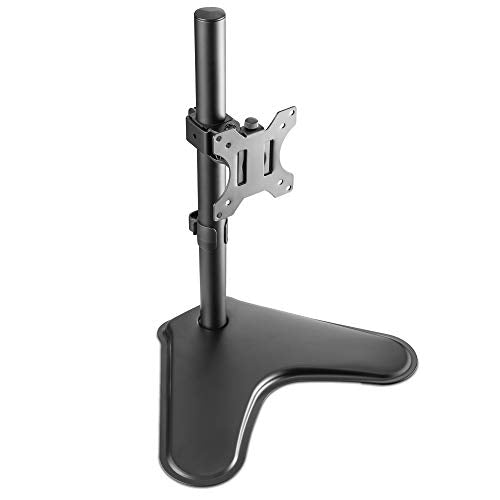 Height Adjustable Single Monitor Freestanding Desk Stand For 13 To 32 , Max Load