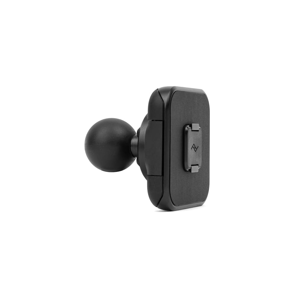 Peak Design Mobile Ball Mount Adapter, Locking, Qi2 Charging, Magnetic Mounting Technology, Works with 1 Ball-and-Socket Phone M