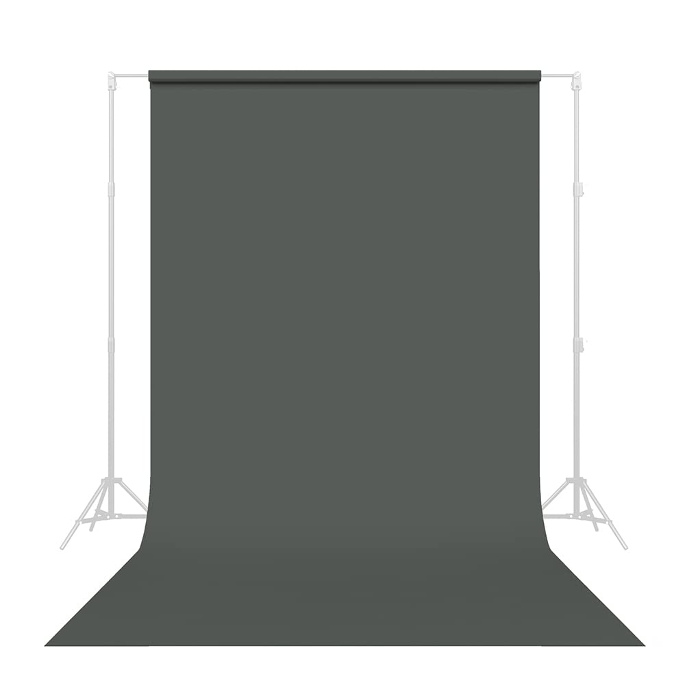 Savage Seamless Paper Photography Backdrop   Color #27 Thunder Gray, Size 86 Inches Wide X 36 Feet Long, Backdrop For Youtube Videos, Streaming, Interviews And Portraits   Made In Usa