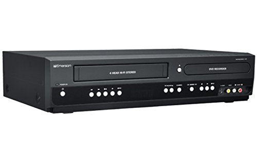 Emerson ZV427EM5 DVD/VCR Combo DVD Recorder and VCR Player With HDMI 1080p DVD/VHS, Progressive Scan Video Out, 5-Speed for Up t