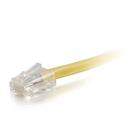C2G 04181 Cat6 Cable   Non Booted Unshielded Ethernet Network Patch Cable, Yellow (15 Feet, 4.57 Meters)