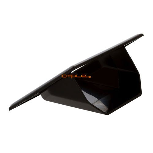 Cmple - Wall Plate - 3-Gang Recessed Low Voltage Cable - Black