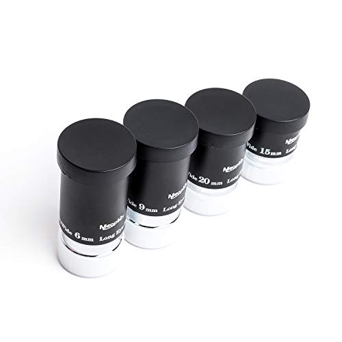 Meoptex 1.25'' 6Mm 9Mm 15Mm 20Mm 66 Degree Ultra Wide Angle Eyepiece For Telescope (15Mm)