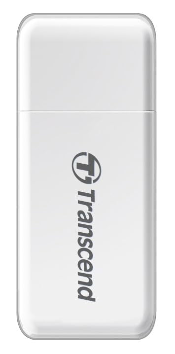 Transcend Usb 3.1 Gen1 Sdhc / Sdxc / Microsdhc / Sdxc Card Reader, Ts Rdf5W (White)