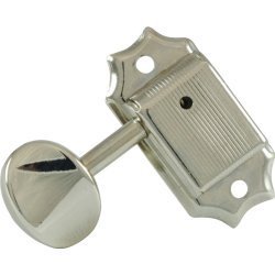 Gotoh Vintage Oval Knob Tuners Nickel (3 Per Side)