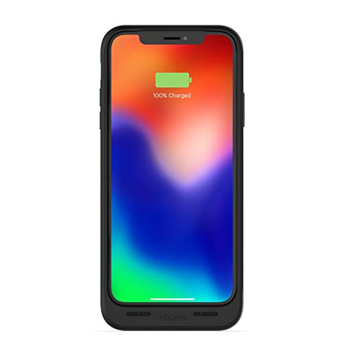 Mophie Juice Pack Wireless   Qi Wireless Charging   Protective Battery Case Made For Apple Iphone X   Black (401002004)