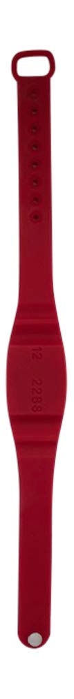 5 Red Adjustable 26 Bit Proximity Wristbands Authorizid Weigand Prox Wrist Band Compatable With Isoprox 1386 1326 H10301 Format